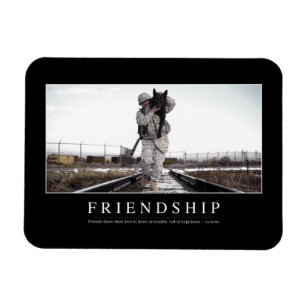 Friendship: Inspirational Quote Magnet