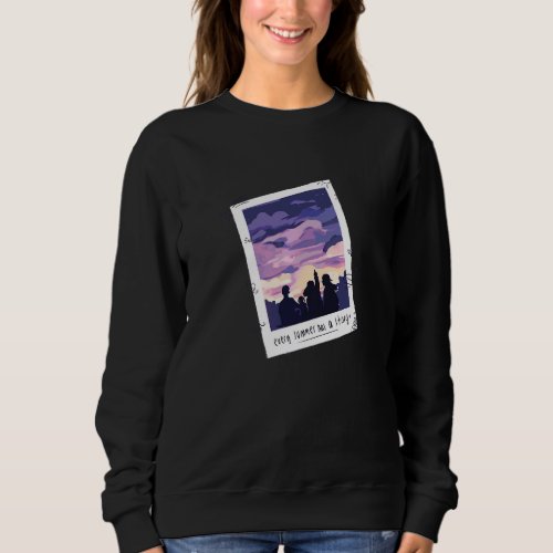 Friendship Instant Photograph Friends Summer Sunri Sweatshirt