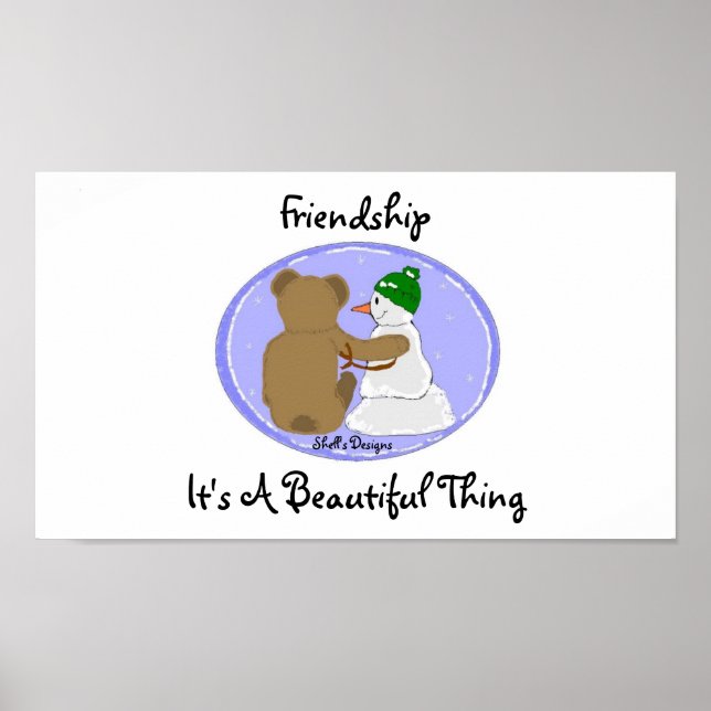 Friendship Is Awesome Poster (Front)