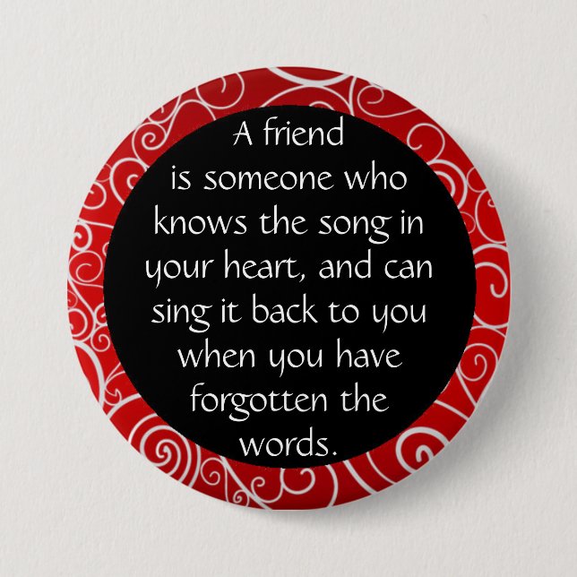 Friendship is... button (Front)