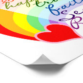 Friendship is the rainbow BFF Poster (Corner)