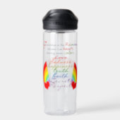 Friendship is the rainbow BFF Water Bottle (Back)