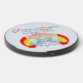 Friendship is the rainbow BFF Wireless Charger (Front 2)