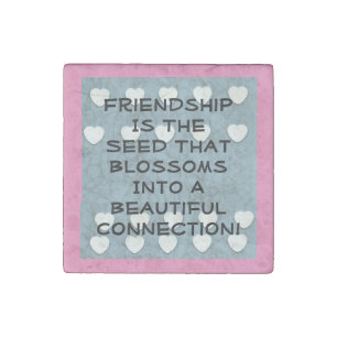 Friendship Is The Seed Stone Magnet