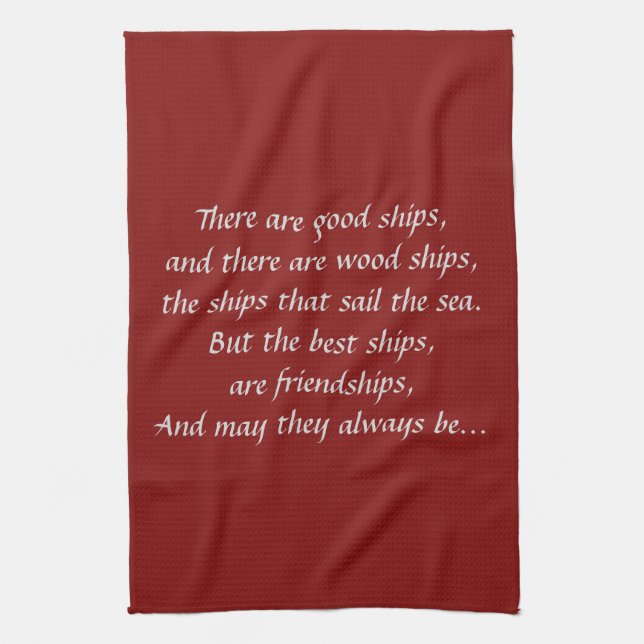 Friendship Kitchen Towel (Vertical)