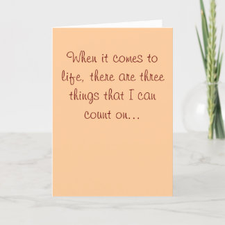 Friendship Letterpress Thank You Card