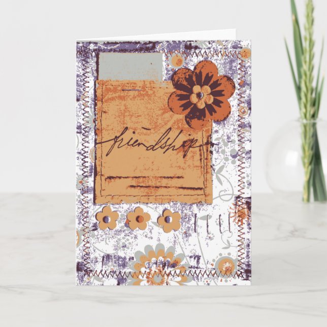 Friendship Letterpress Thank You Card (Front)