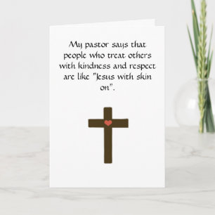 Friendship Letterpress Thank You Card