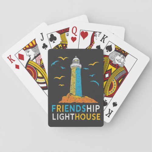 Friendship Lighthouse Poker Cards
