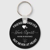 Long distance friendship on sale keychain