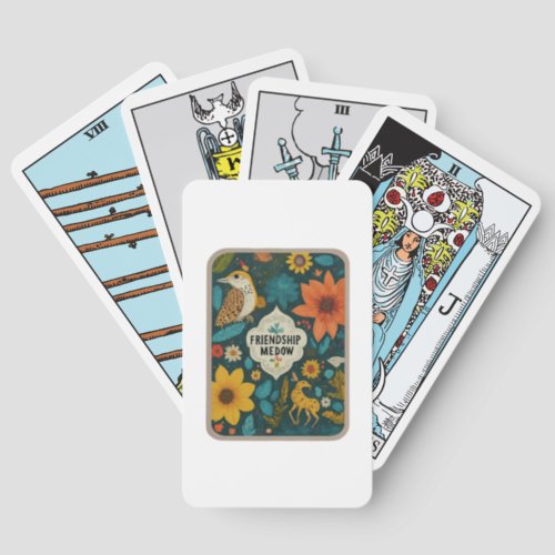 Friendship Meadow Whimsical Playing Cards