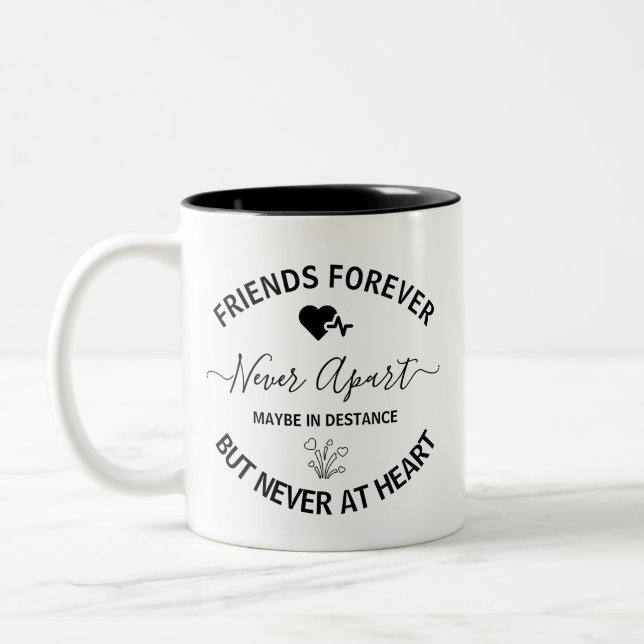 Friendship Mug Long Distance Friendship Gift (Left)