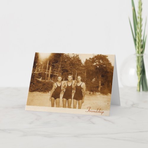 Friendship note card