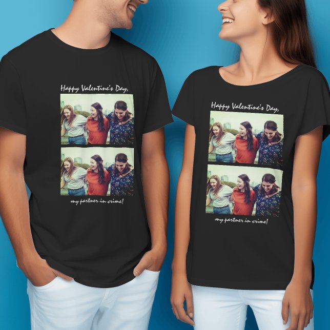 Friendship Partner in Crime Funny Valentines day T-Shirt (Friendship Partner in Crime Funny Valentines day T-Shirt
)