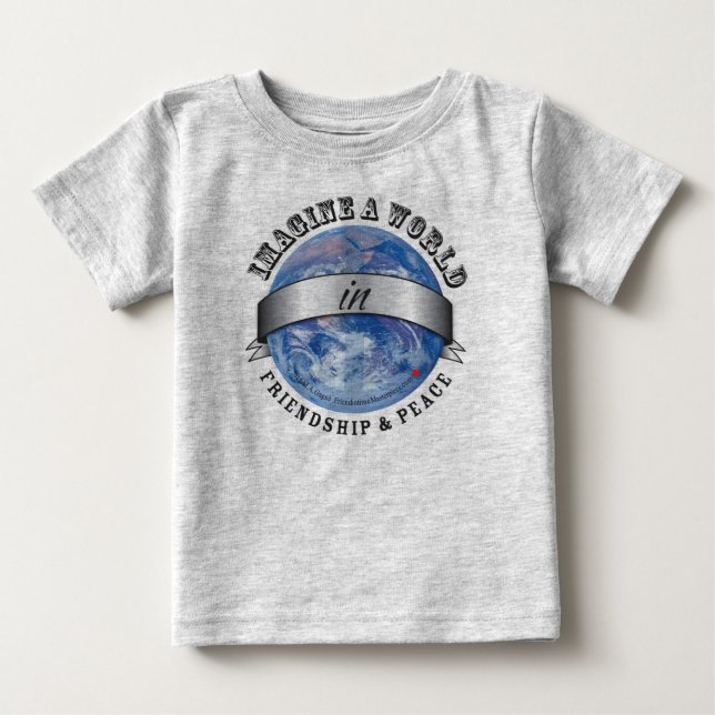 Friendship & Peace Baby T-Shirt (Front)