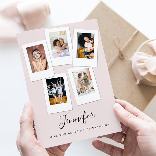 Friendship Photos Will You Be My Bridesmaid Card