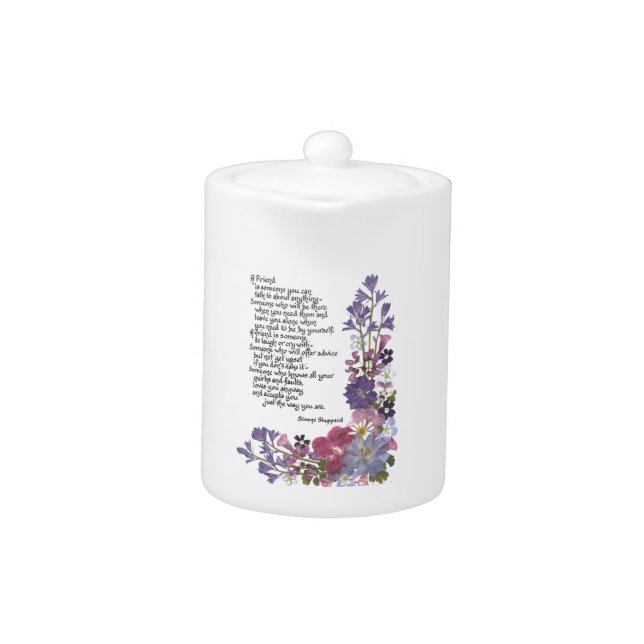 Friendship poem teapot (Front)