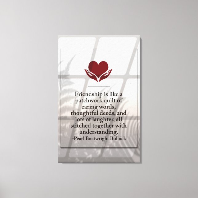 Friendship Premium Wrapped Canvas (Gloss) Print (Front)