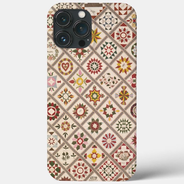 Friendship quilt in muted colors Case-Mate iPhone case (Back)
