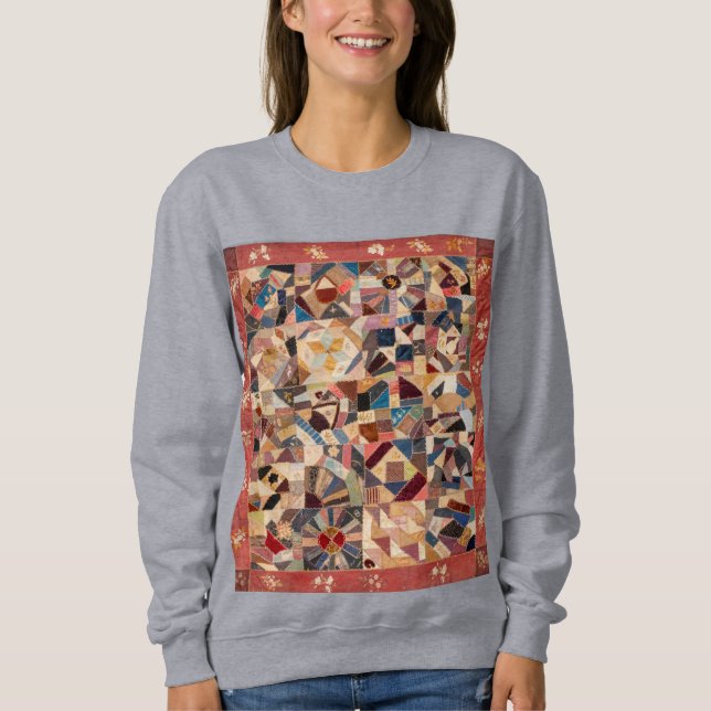 Friendship quilt sweatshirt (Front)