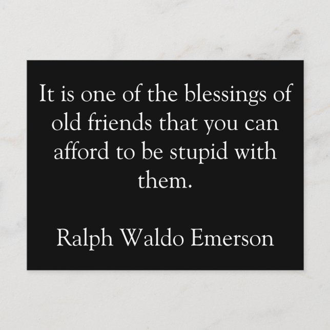 Friendship quotable postcard (Front)