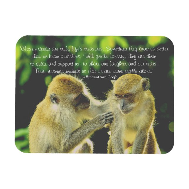 Friendship Quote by Vincent van Gogh Magnet (Horizontal)