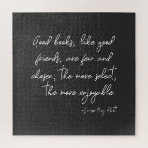 Friendship Quote in Simple Script Lettering Jigsaw Puzzle