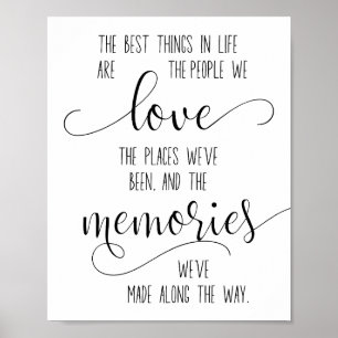 Friendship Quote, Love quote family and friends Poster