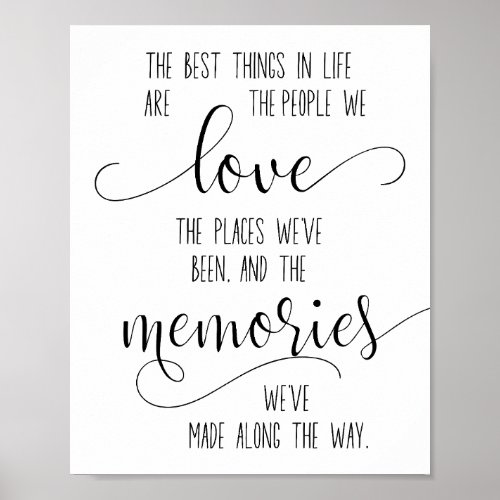Friendship Quote Love quote family and friends Poster