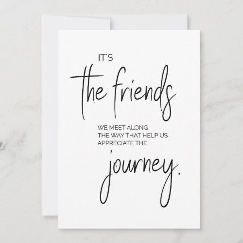 Friendship quote meaningful quote about friends holiday card