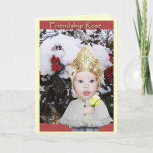 Friendship Rose Card