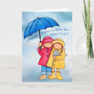 Friendship Shines Bright - Greeting Card