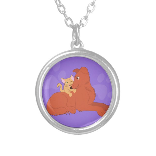 Friendship Silver Plated Necklace (Front)