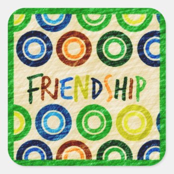 Friendship Stickers by manewind at Zazzle