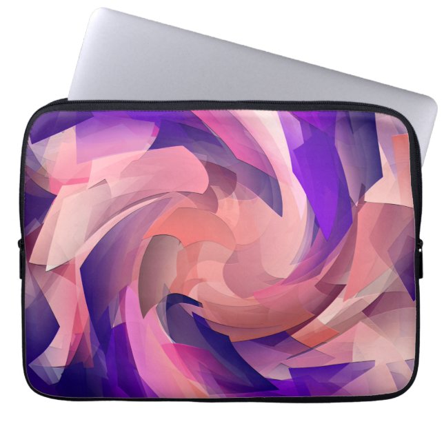 Friendship swirls... laptop sleeve (Front)