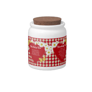 Friendship Tea Recipe Candy Jars