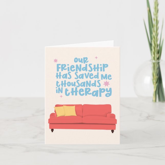 Friendship Therapy Card (Front)