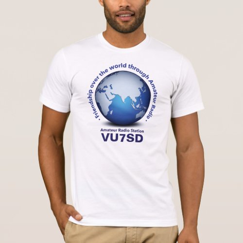 Friendship Through Amateur Radio T_Shirt ASIA