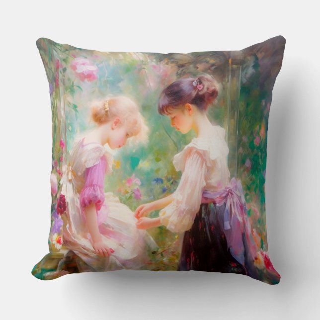 Friendship  throw pillow (Front)