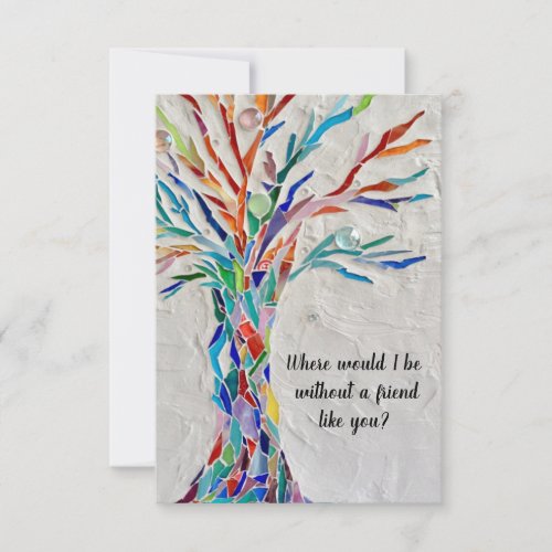 Friendship Tree Of Life Card