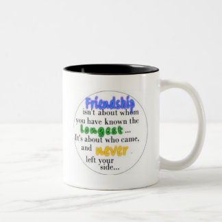 Friendship Two-Tone Coffee Mug
