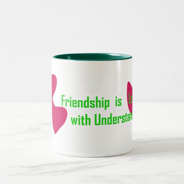 Friendship Two-Tone Coffee Mug (Center)