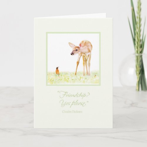 Friendship  Yes please Card