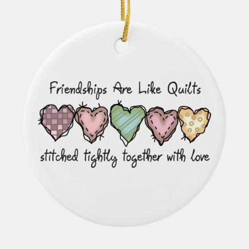 Friendships Ceramic Ornament