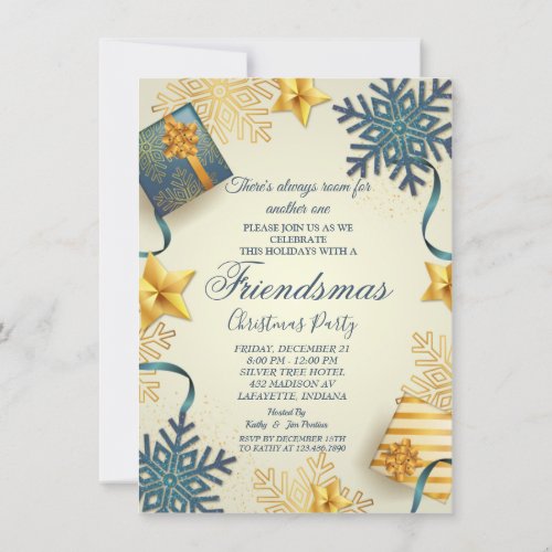 Friendsmas Christmas Party Invitation