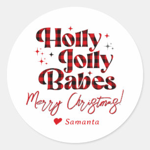 Friendsmas Girls Night Ladies Christmas Slumber Classic Round Sticker