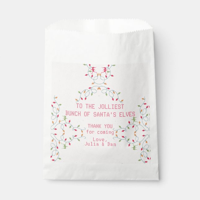 Friendsmas Jolliest Bunch Christmas Vacation Party Favor Bag (Front)