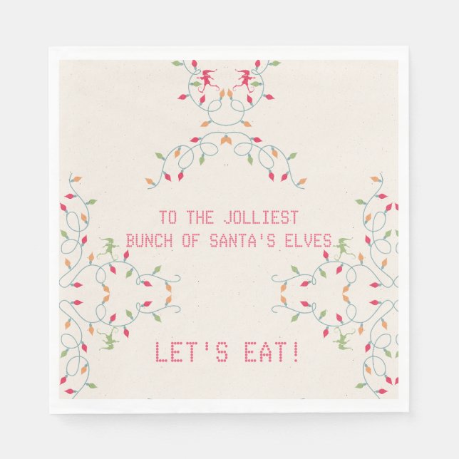 Friendsmas Jolliest Bunch Christmas Vacation Party Napkins (Front)