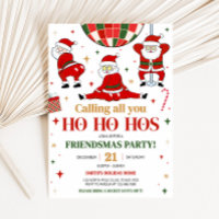 Friendsmas Santa Funny Christmas Party