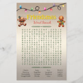 Friendsmas Word Search Puzzle (Front)